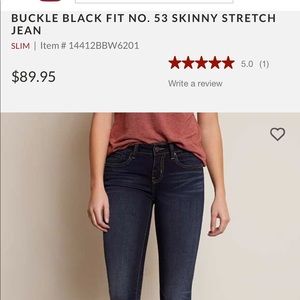 Brand New Buckle Black Skinny Jeans - Size 26x32